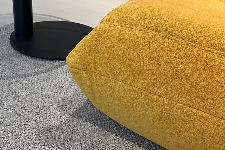 fauteuil Togoo Chenille Relax compressé | yellow