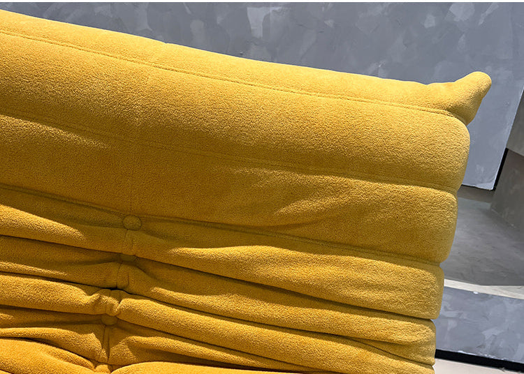 fauteuil Togoo Chenille Relax compressé  | yellow