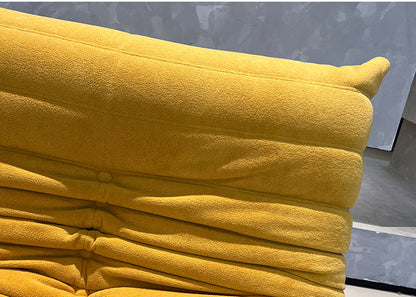 fauteuil Togoo Chenille Relax compressé  | yellow