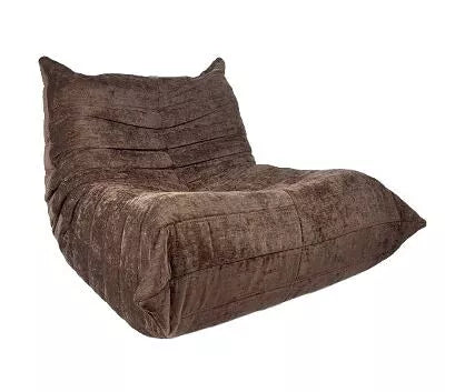 fauteuil Togoo Chenille Relax compressé | chocolat edition