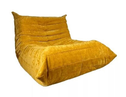 fauteuil Togoo Chenille Relax compressé | yellow edition