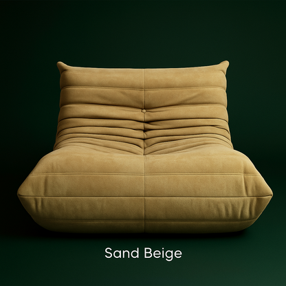 fauteuil Togo Chenille Relax Moderne | Sand Beige