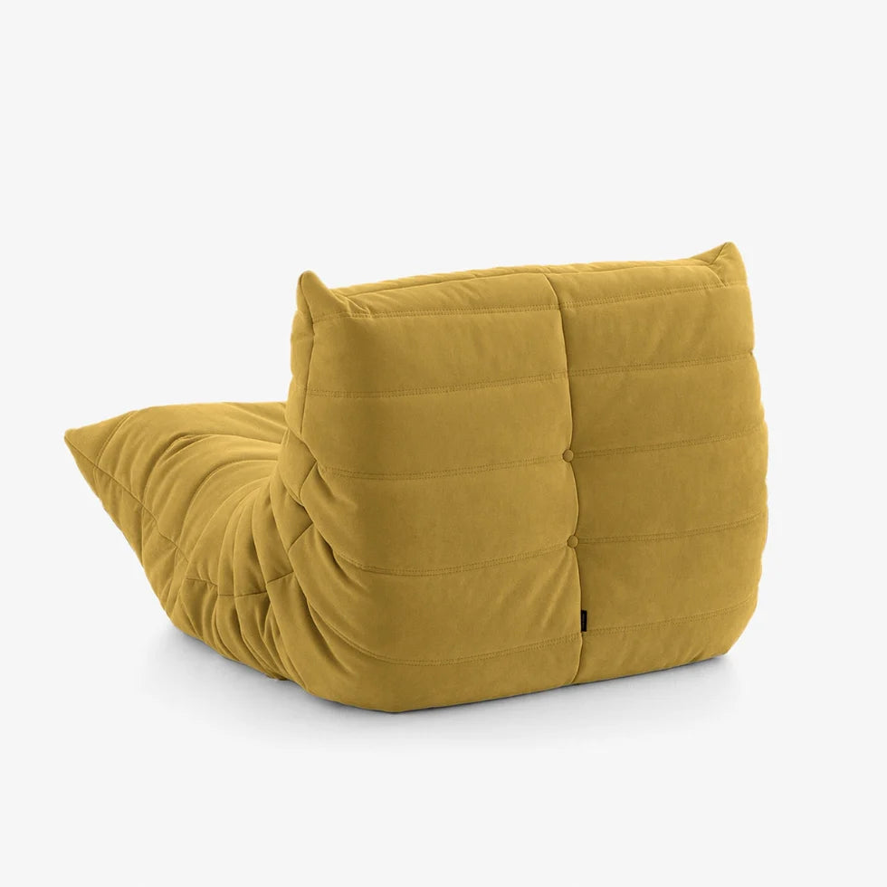 fauteuil Togoo Chenille Relax compressé  | yellow