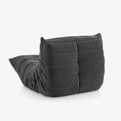 fauteuil Togoo Chenille Relax compressé | Black edition